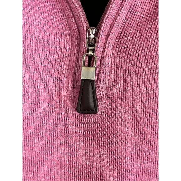 Retro Knit Sweater Pullover Pink L Preppy Feminine Classic Chic Sporty Active - Picture 6 of 10